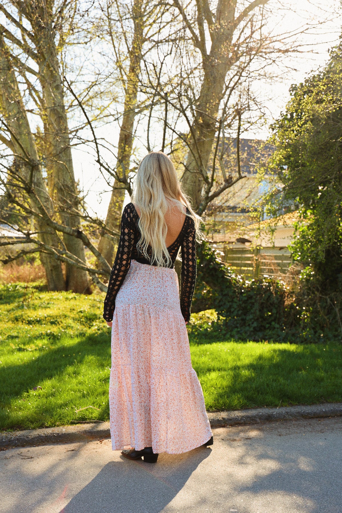 FLOWERS HAVE POWERS MAXI SKIRT